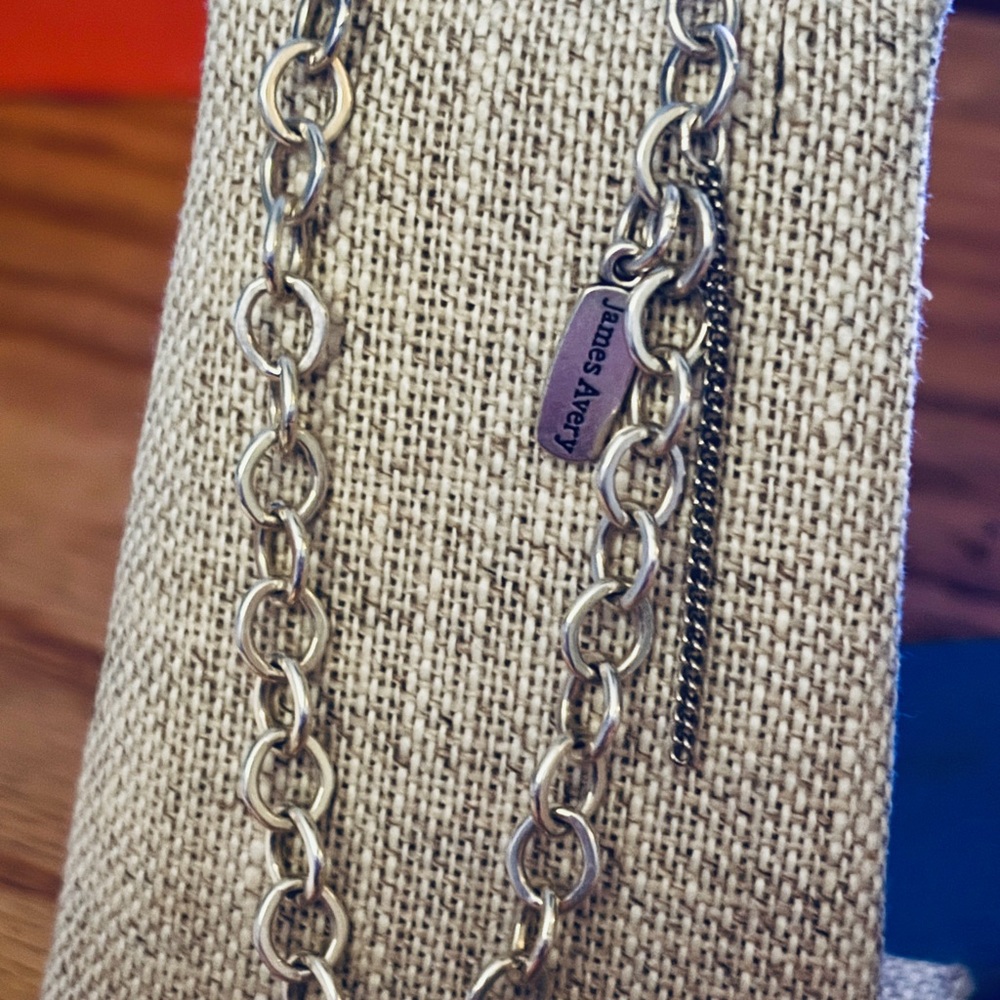 New James Avery forged link charm bracelet - Picture 3 of 4